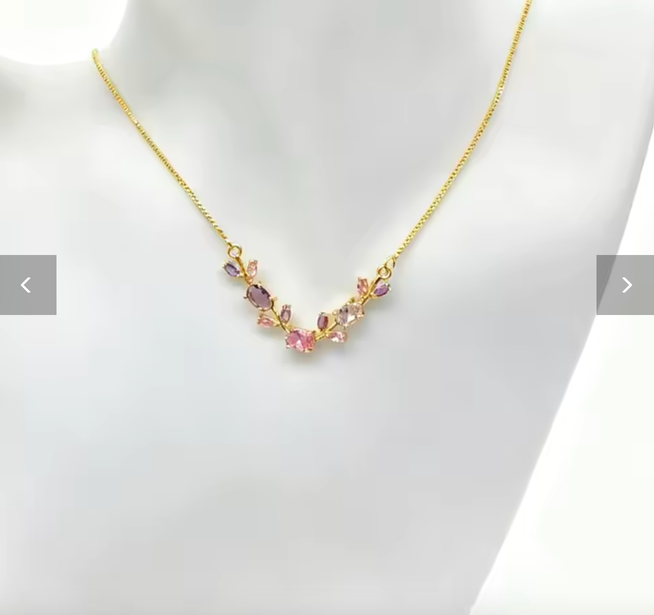 Leaf Vine Rhinestone Choker Necklace for Women
