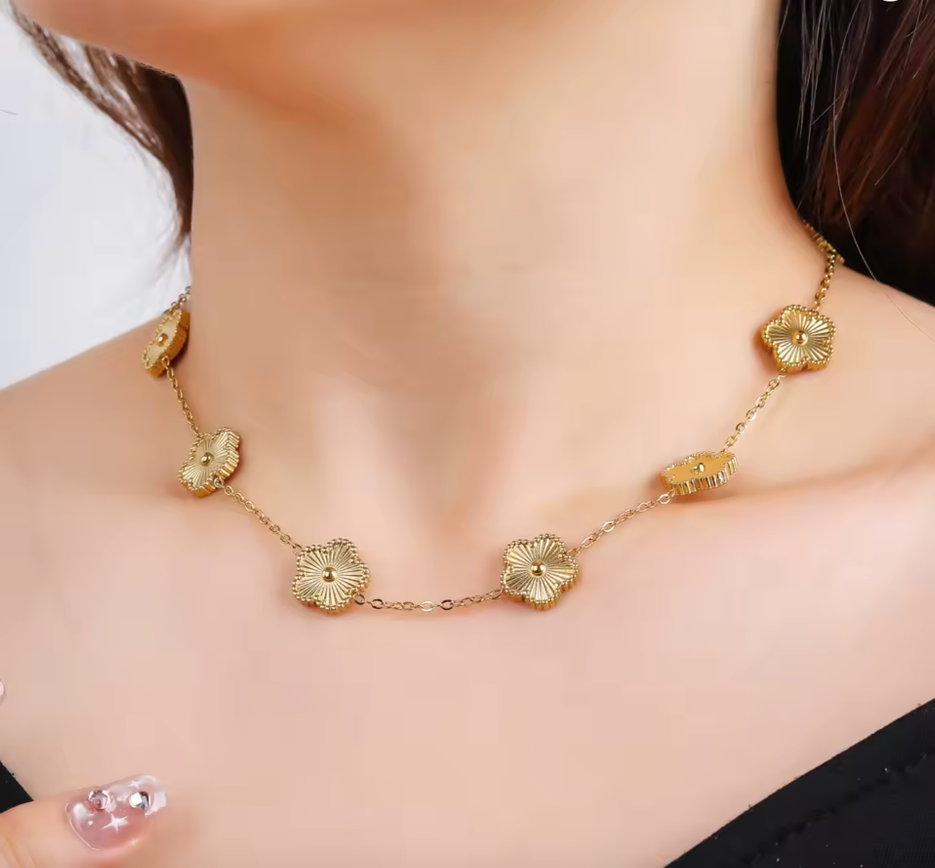 Minimalist Luxury Clover Necklace for Women